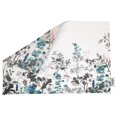 thumbnail image 5 of Vargottam Napperons - Napperon pour Table à Manger, Ensemble de 4 - Serviette en Coton Imprimée et Réversible - Napperons d'Intérieur pour Table de Maison et de Cuisine - Fleurs Aquarelle (Bleu et Gris), 5 of 5