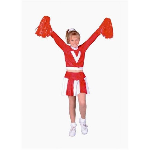 RG Costumes 91135-S Costume de Cheerleader en Velours Rouge - Taille Enfant-Petit