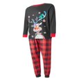 thumbnail image 3 of Pyjamas Assortis de Noël pour la Famille Rouges Ensembles de Pyjamas des Fêtes Vêtements de Nuit, 3 of 10