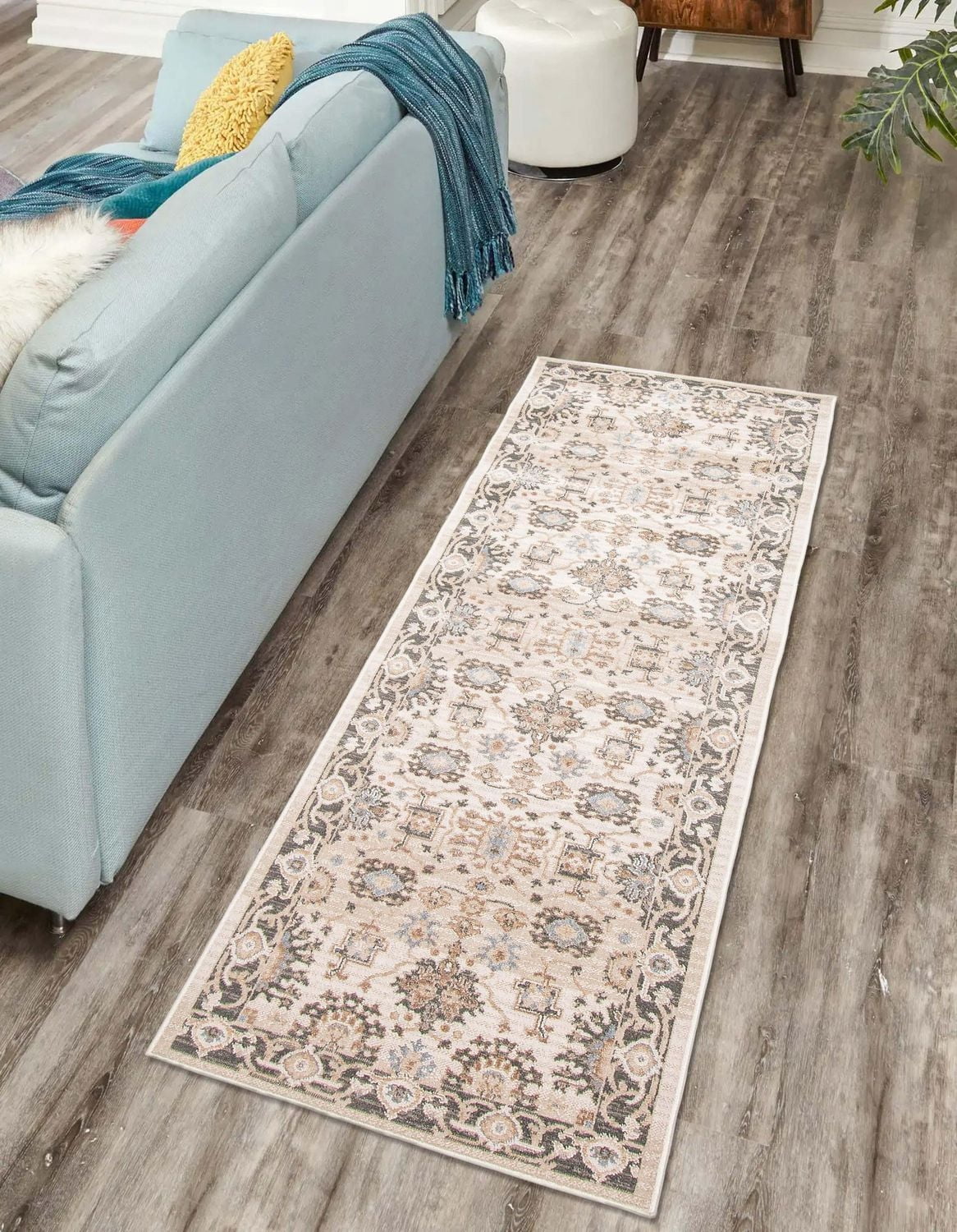 ECARPET Gloria Tapis de Couloir Traditionnel pour Salon, Chambre, Salle A Manger, Entrée, Couloir et Plus Encore.