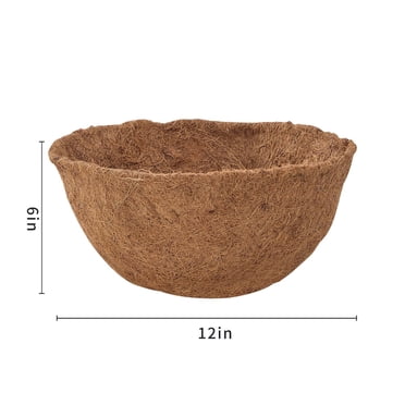 Mainstays 12 in Round Coco Fiber Liner,Coconut Fiber Material