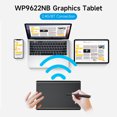 thumbnail image 2 of WP9622NB Graphics Tablet Tablette de Dessin 8192 Niveaux Sensibilité à la Pression Résolution 5080LPI Vitesse de Lecture 230PPS Connexion 2,4 G/bt, 2 of 8