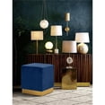 thumbnail image 2 of Meridian Furniture Jax Contemporary Velvet Ottoman/Stool in Navy, 2 of 8