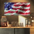 thumbnail image 2 of Designart USA Flag Abstract Art Canvas Wall Art, 2 of 4