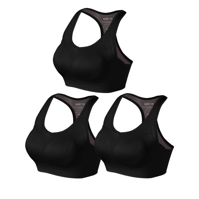 Matchstick Women's Wirefree Yoga Sport Bra
