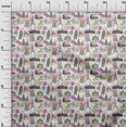 thumbnail image 3 of oneOone Velvet Pink Fabric Travel Craft Projects Decor Fabric Printed By The Yard 58 Inch Wide, 3 of 4