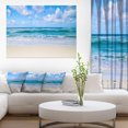 thumbnail image 1 of Design Art - Plage Tropicale Bleu Serein, 1 of 3