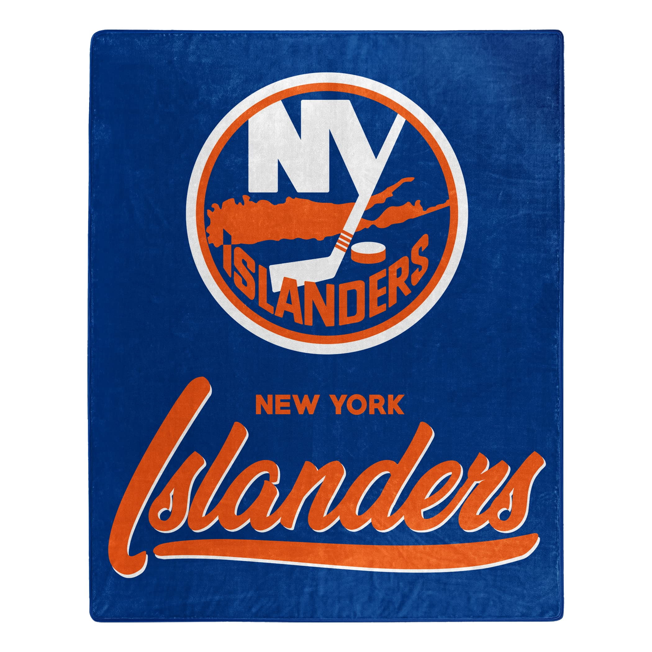 Northwest Nhl New York Islanders Couverture Unisexe-Adulte Raschel 50 Pouces" X 60 Pouces" Signature