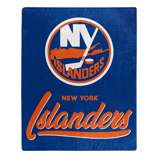 Northwest Nhl New York Islanders Couverture Unisexe-Adulte Raschel 50 Pouces" X 60 Pouces" Signature