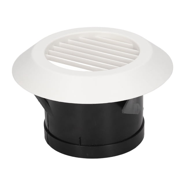 Round Air Vent, Light Weight Louver Grille Cover Delicate For Bathroom Office Kitchen 4in