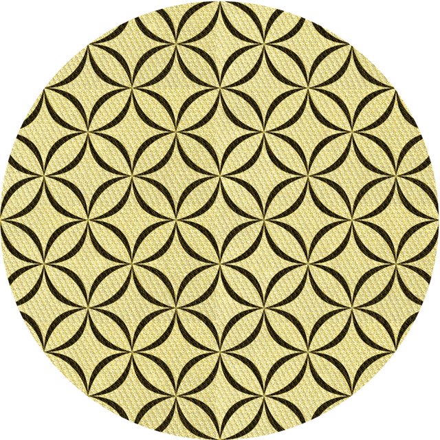 Ahgly Company Tapis d'Intérieur Lavable en Machine Carré Transitionnel Chêne Brun, 3 Pieds Carré