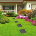 thumbnail image 3 of 4 Pieces Trittstein Garden Plate Weatherproof Stepping Stones with Ground Stakes  Stone Step Plate for Paths or Sidewalks, 3 of 7
