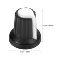 thumbnail image 4 of Miangastore Rotate Knob White 20Pcs 0.63X0.59X0.59In, 4 of 9