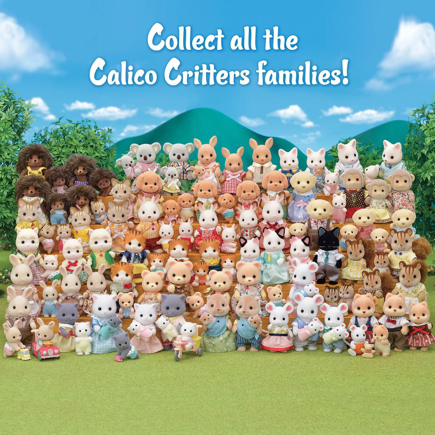 Famille Persian Cat de Calico Critters, ensemble de 4 poupées figurines à collectionner