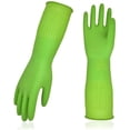 thumbnail image 1 of Gants de Vaisselle Vgo, Gants Ménagers Réutilisables, Cuisine/nettoyage (Taille m, Rouge, RB2143), 1 of 6