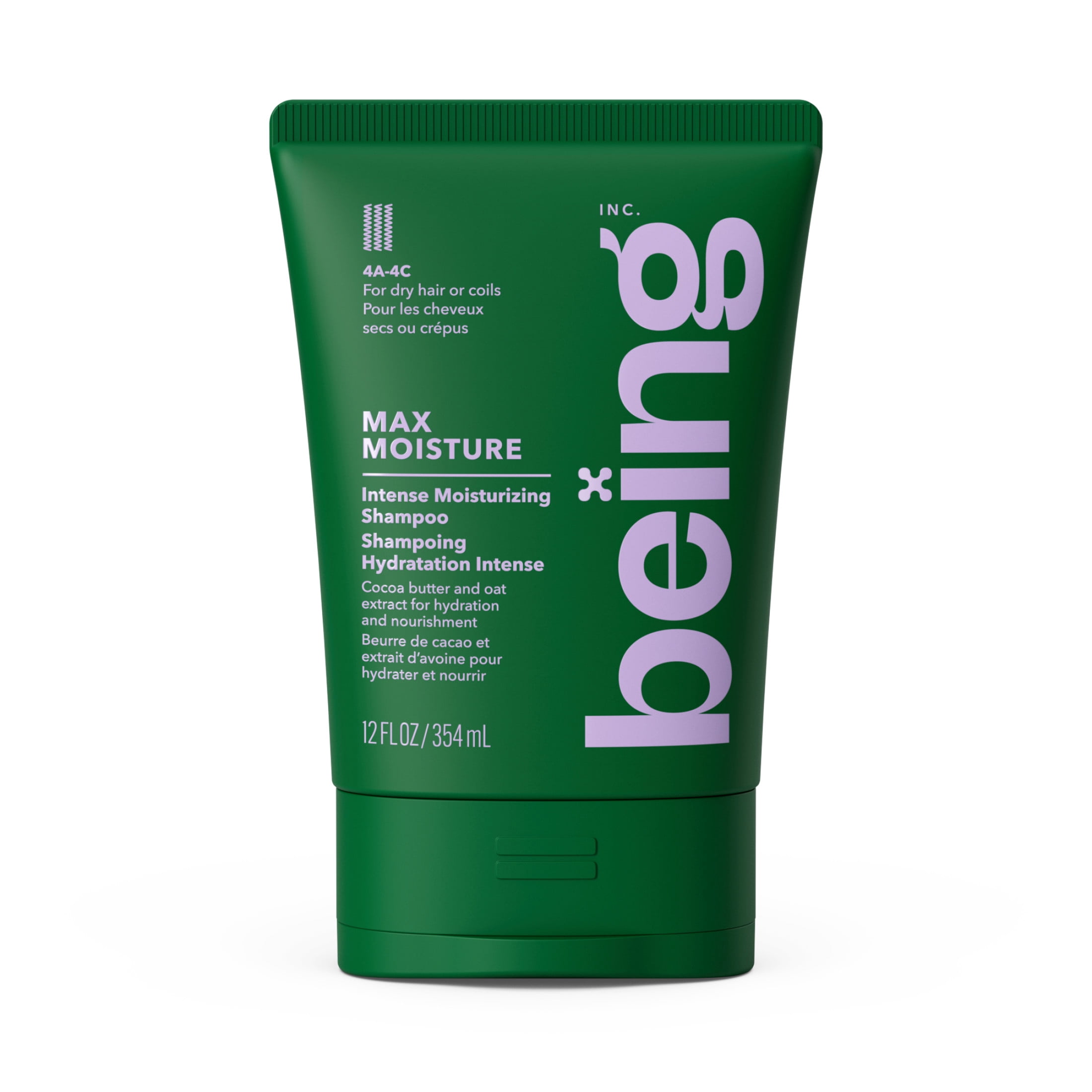 being MAX MOISTURE Intense Moisturizing Shampoo with Cocoa Butter and Oat Extract 354mL