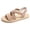 Beige, variante sur Pisexur Sandales pour Femmes 2025 Soutien de la Voûte Plantaire Sandales Plates à Enfiler pour Femmes - Bandes Élastiques Doubles Ajustables, Brides Croisées, Sandales Plates d'Été Décontractées et Tendance
