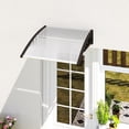 thumbnail image 2 of Outsunny Auvent de Fenêtre Auvent de Porte 40 Pouces x 40 Pouces Porte d'Entrée Couverture de Patio Extérieur, 2 of 10
