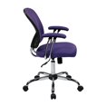 thumbnail image 4 of Juliana Task Chair with Purple Mesh Fabric Seat, 4 of 6