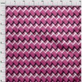 thumbnail image 3 of oneOone Organic Cotton Poplin Twill Fabric Chevron Geometric Printed Craft Fabric BTY 42 Inch Wide, 3 of 4