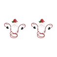thumbnail image 3 of Wweixi Functional Accessories Christmas Wine Bottle And Glass Holder Versatile red hat 2Set, 3 of 6
