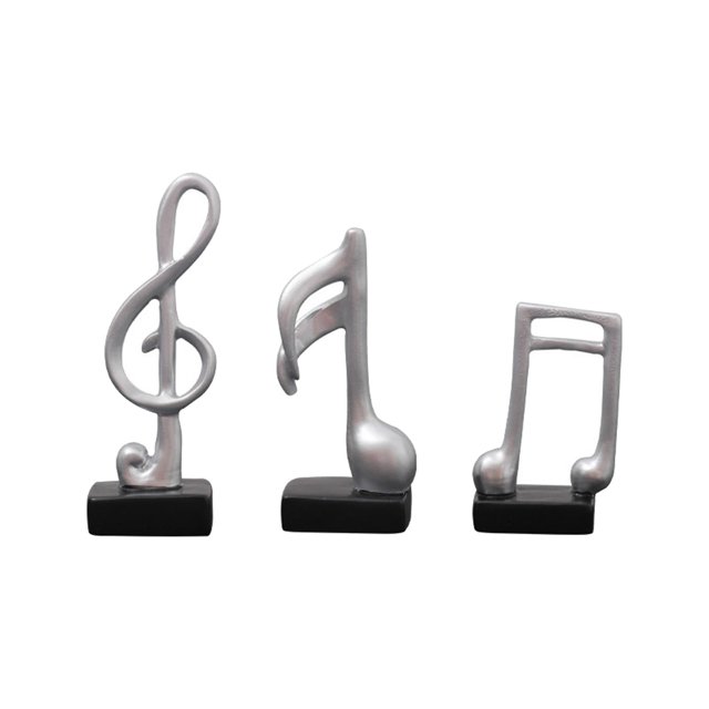 GROWTH TANK 3Pcs Creative Symbol Ornament Resin Sculpture Souvenirs