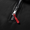 thumbnail image 5 of Ediodpoh Chandail à Col Roulé pour Homme, Chaud, Automne et Hiver, Double, avec Fermeture Éclair Colorée, Manteau, Chandails pour Homme, Noir, G, 5 of 5