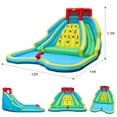 thumbnail image 2 of Gymax Inflatable Mighty Water Slide Park Bounce Splash Pool Without Blower, 2 of 10