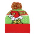thumbnail image 1 of The Grinch Peekaboo Jacquard Pom Beanie, 1 of 3