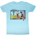 thumbnail image 1 of Bill and Ted Rock Sesh Light Blue Heather Adult T-Shirt, 1 of 1