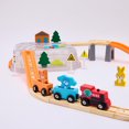 thumbnail image 2 of wooden train rail set, 2 of 6