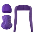 thumbnail image 1 of Long Sleeve Blouses for Women Golf Sunscreen Shawl Sleeve Cover Set with Riding Mask, Outdoor Multi-Functional Arm Protection, 1 of 3