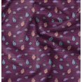 thumbnail image 1 of Soimoi Pink Silk Fabric Insect Printed Fabric 1 Yards 42 Inch Wide, 1 of 6