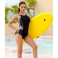 thumbnail image 3 of Charmo Women's Sports One Piece Swimsuit Racerback Boyleg Swimwear, 3 of 7