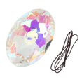 thumbnail image 1 of Hanging  Suncatcher Colorful Egg Shaped Polished Hanging Window  Prism For Photography Props Decoration, 1 of 8