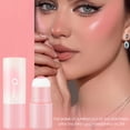 thumbnail image 1 of FcBaudy Blush for Cheeks, Rose Powder Blush Full Of Power Blusher Stick-color Blush Makeup Bar Nude Makeup Long-lasting Rouge Matte Natural Whitening Multi-functional Makeup Bar Blush Sticks, 1 of 2