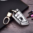 thumbnail image 2 of Mirror Soft TPU Car Key Case Replacement for BMW 525/530li/X3/X1/X5/X6 and Braided Rope Key Chain Auto Styling, 2 of 6