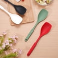 thumbnail image 3 of Large Silicone Solid Spoon Set with Deep Bowl and Measurement Marks for Versatile Kitchen Use, 3 of 6