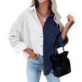 thumbnail image 1 of Chemise en Velours Côtelé pour Femmes Veste à Manches Longues Top Coat, 1 of 9