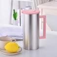 thumbnail image 2 of veasfak 1.8L Stainless Steel Water Pitcher Juice Pitcher Cold Water Jug Milk Pitcher Pink, 2 of 7
