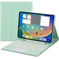 thumbnail image 1 of Touch Keyboard Case for iPad (A16) 11th Generation 11 Inch (2025), iPad 10th Generation 10.9 Inch (2022) with Pencil Holder - Magnetically Detachable Touch Bluetooth Keyboard, 1 of 7