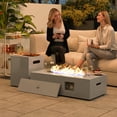 thumbnail image 2 of Outsunny 42" Propane Fire Pit Table with Propane Tank Holder 50,000 BTU, 2 of 10