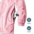 thumbnail image 4 of Bare Home Plush Sherpa Wearable Blanket - Fluffy & Soft - Lightweight - Adult, Light Pink, 4 of 7