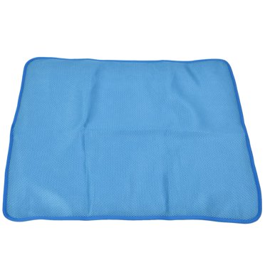 Tapis Rafraîchissant pour Animaux Respirant Doux Été Chien Chat Tapis de Couchage pour Chenil Canapé Lit Solbleu TG