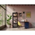 thumbnail image 2 of Pemberly Row 18in 3 Drawer Metal Mobile Filing Cabinet Ball Bearing Slide Navy, 2 of 11