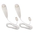 thumbnail image 1 of 2Packs Wii Nunchuck Controllers Replacement for Nintendo WII U Motion Controllers Video Game, 1 of 7