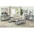 thumbnail image 4 of Pemberly Row Five Shelf Ladder Bookcase in Gray Solid Wood Finish, 4 of 4