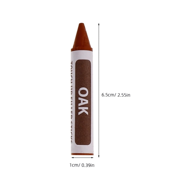 Furniture Paint Floor Repair Crayon – Wax Scratch Patch Pen For Wood Composite, White Maple Color, 2-Pack For Home & Office