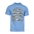 thumbnail image 1 of Gravity Trading T-Shirt à Manches Courtes pour Hommes Freshwater Records - Bleu Pâle - L, 1 of 1
