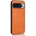 thumbnail image 4 of KOMI Phone Case for Google Pixel 9, Case for Google Pixel 9 Pro Cow-Like PU Leather Style Protector Cover, Non-Slip Shockproof Cover for Google Pixel 9/9 Pro Case Yellow, 4 of 5